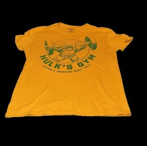 Marvel Hulk's Gym T-shirt Size- Men's Large